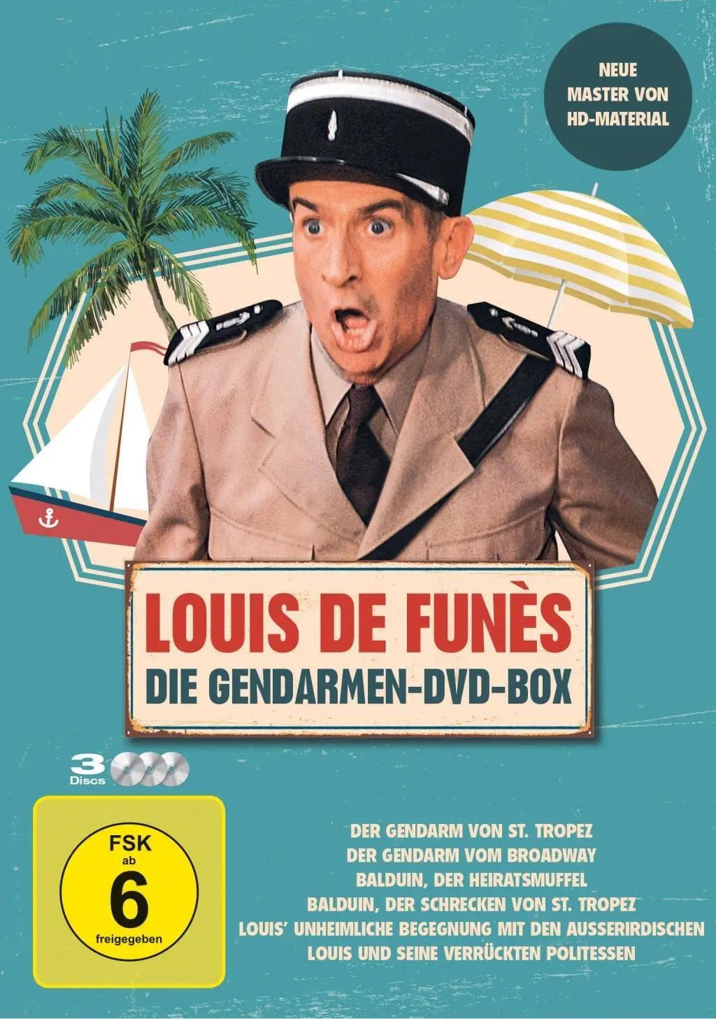 DVD Louis de Funes - Gendarmen DVD Box