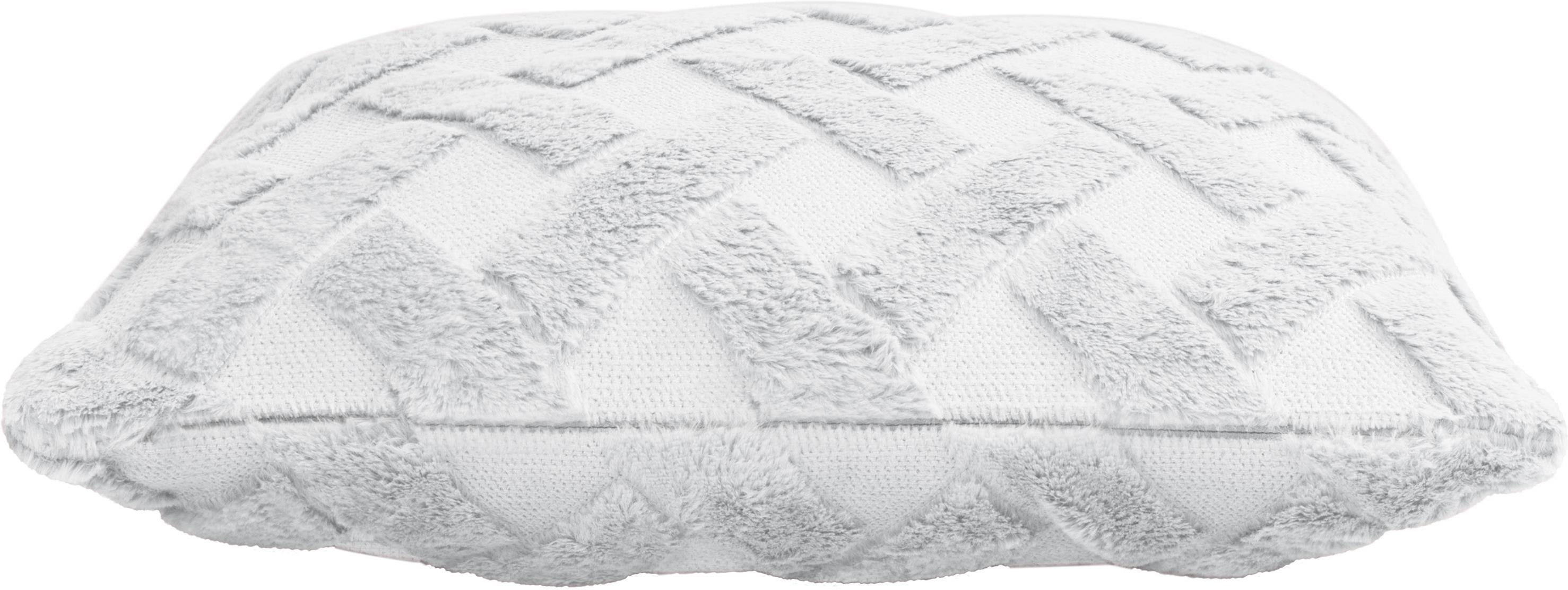 Aspero Dekokissen 4er Set Kissenbezüge Sofia, Plüsch Couchkissen 45 x 45 cm mit Cashmere Feeling – Bild 3 von 5