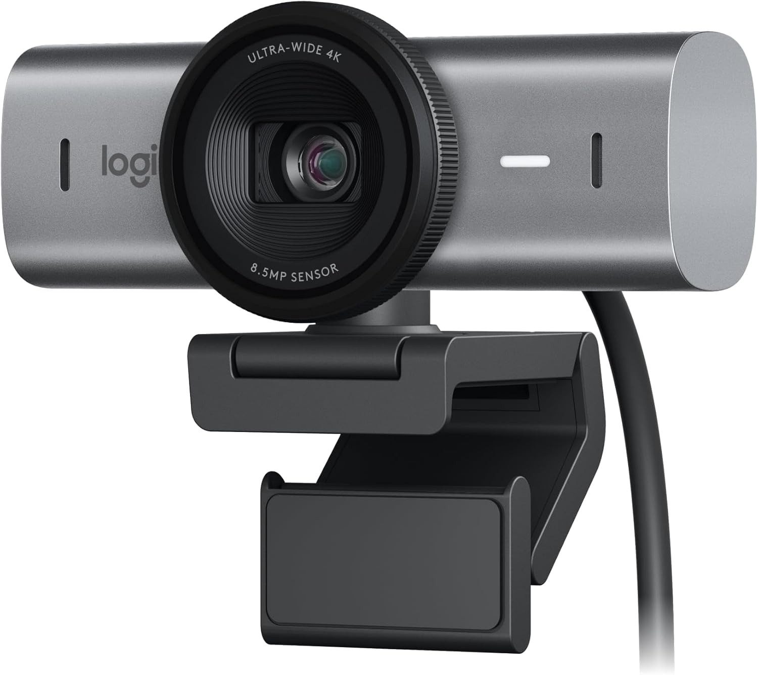 Logitech MX Brio 4K Ultra HD mit Dual-Mikrofonen, Autofokus-Show Mode, schwarz Full HD-Webcam