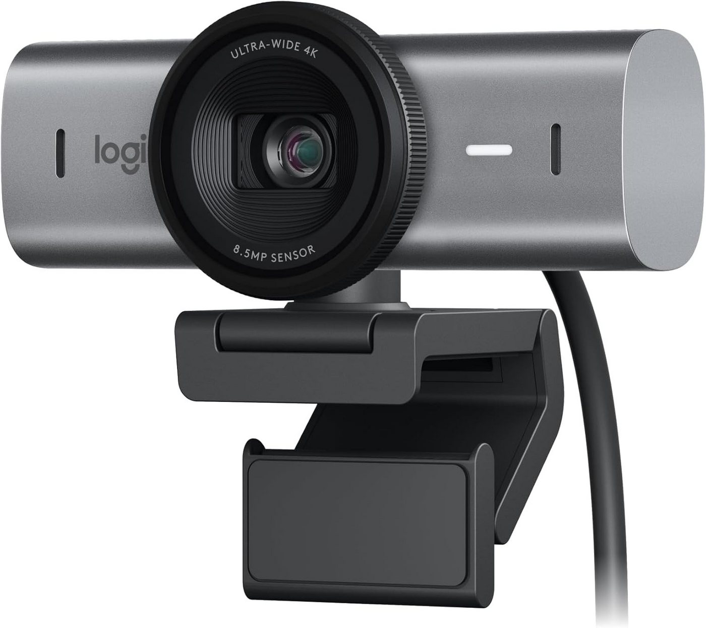Logitech MX Brio 4K Ultra HD mit Dual-Mikrofonen, Autofokus-Show Mode, schwarz Full HD-Webcam