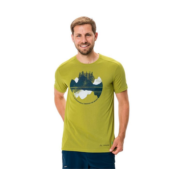 VAUDE T-Shirt Men's Gleann T-Shirt (1-tlg) Grüner Knopf