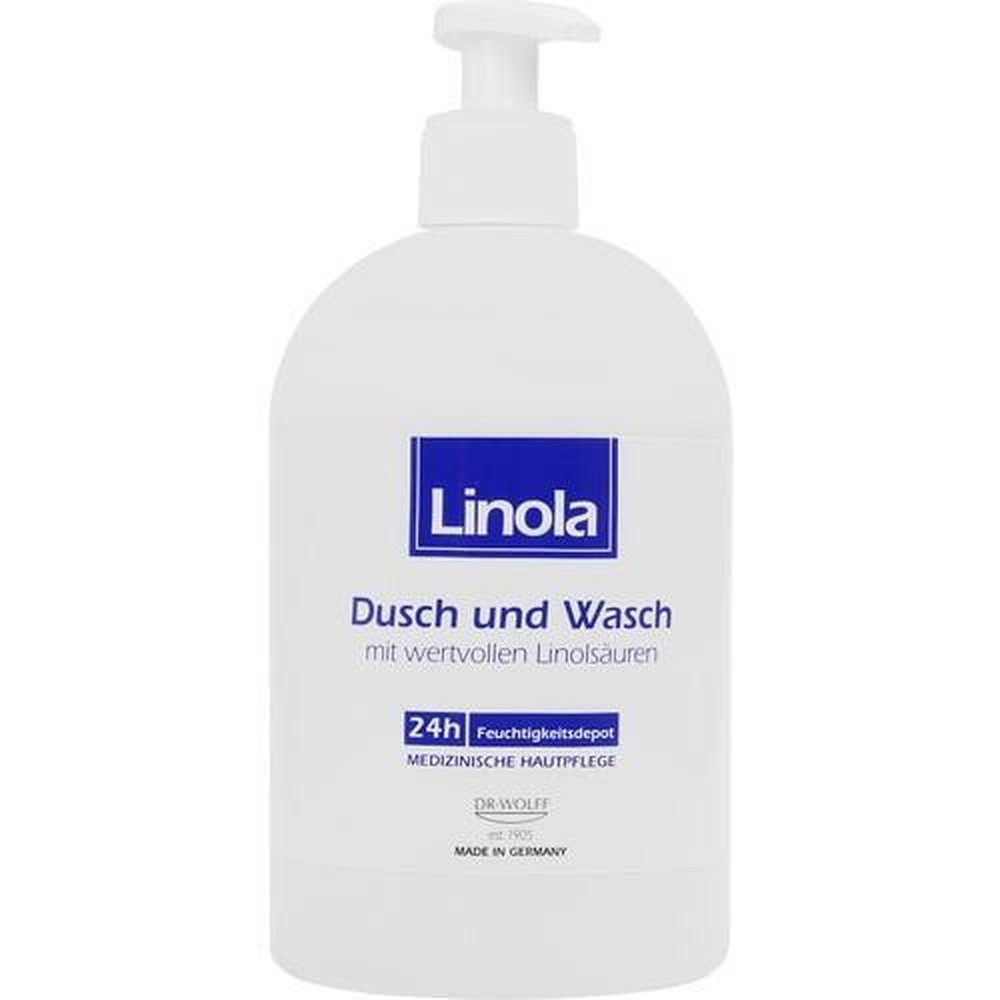Linola Duschcreme LINOLA Dusch und Wasch m.Spender 500ml