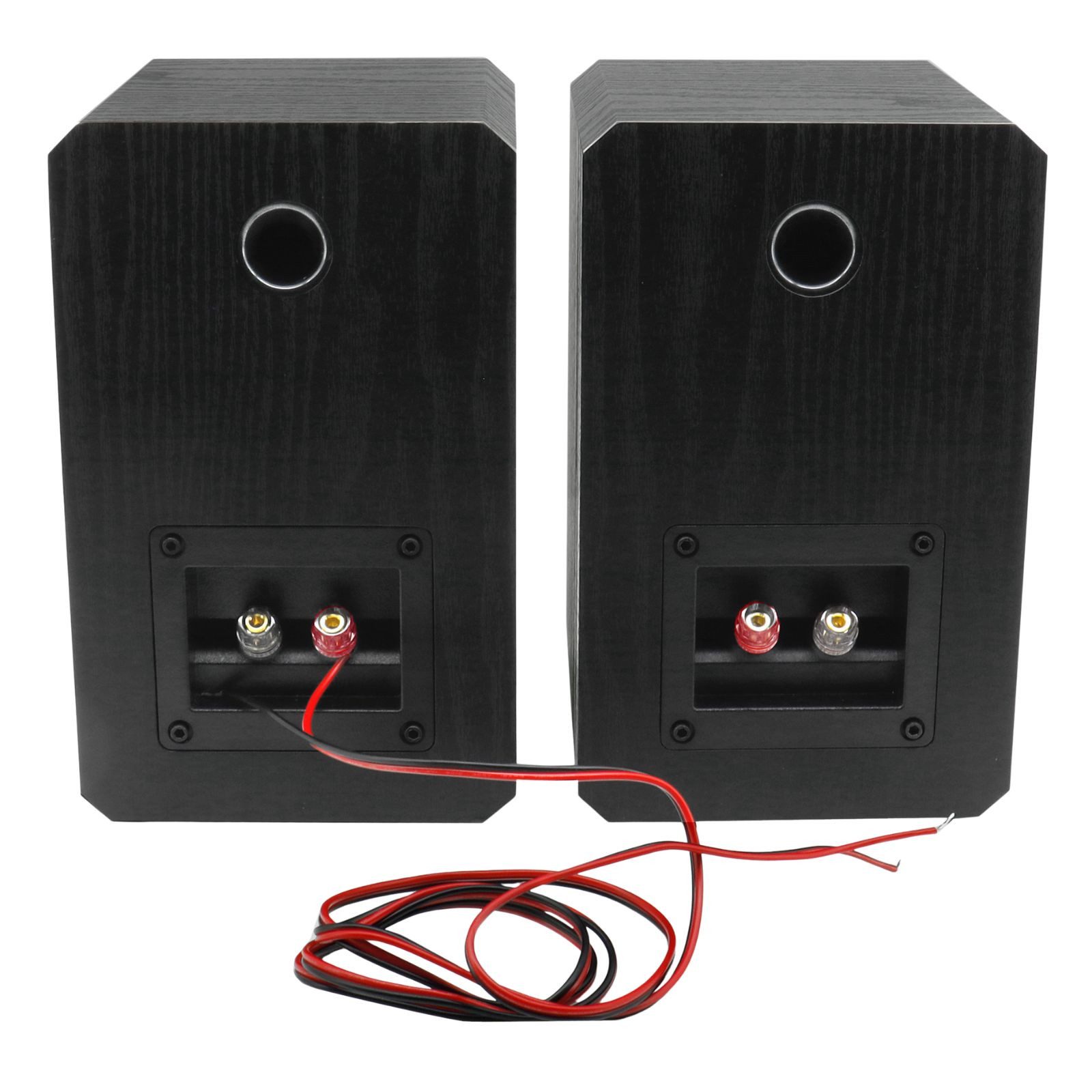 Soundmaster LS5050SW Regal-Lautsprecher 2.0 (100 W, Breiter Frequenzgang, Bassreflex-System, Edles Holzgehäuse) – Bild 3 von 4