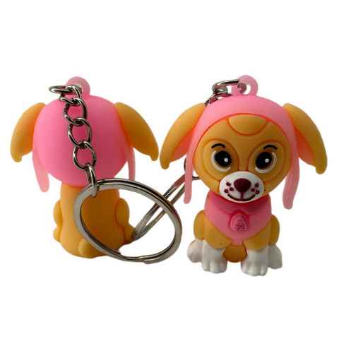 soma Schlüsselanhänger Schlüsselanhänger Kinder Mini Paw Patrol Skye rosa, Schlüsselanhänger Haustierschlüsselanhänger Geschenk Hund Frau Herren