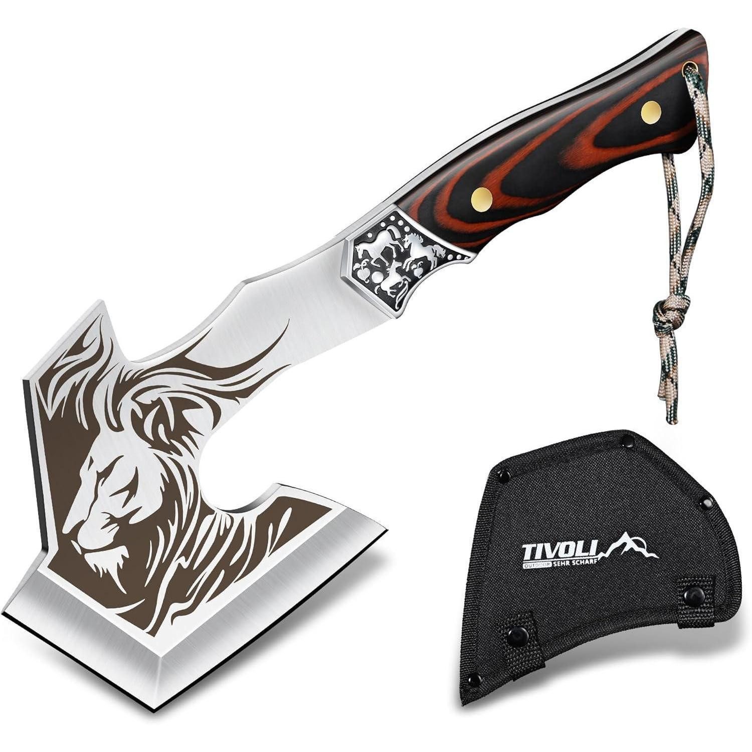 LuxusKollektion Spaltaxt Spaltaxt Axt Beil Campingaxt Handbeil Survival Holz Jagd eisenhaltig