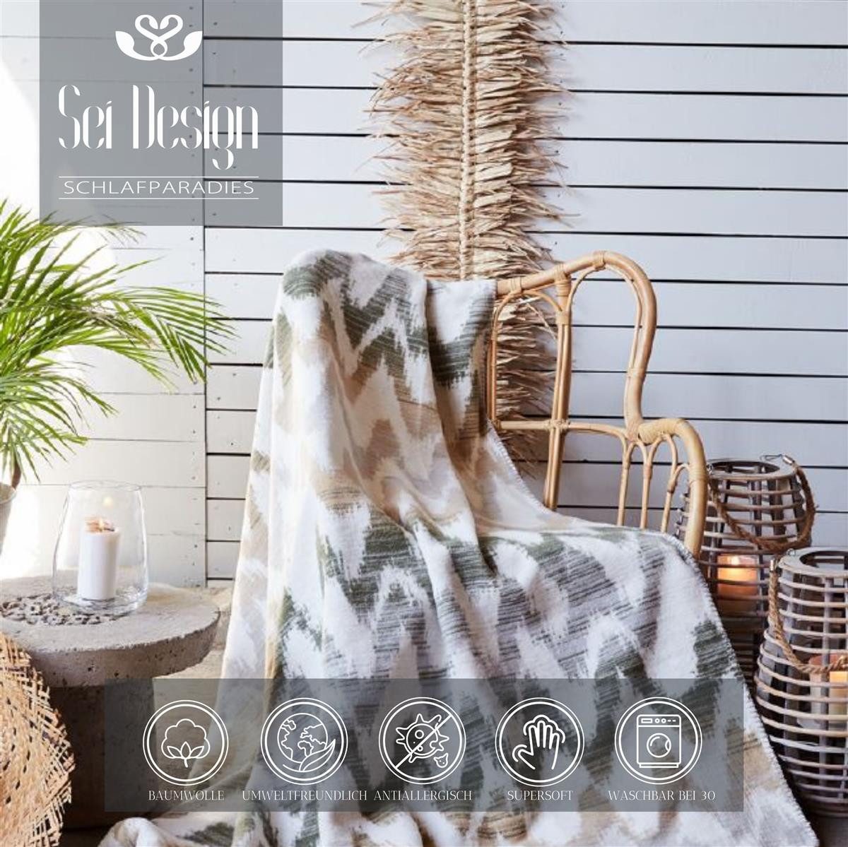 Plaid Plaid Kuscheldecke flauschig Tagesdecke, Baumwolldecke günstig online kaufen