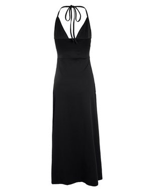 FIDDY Abendkleid Kleid mit Trägerschlitz und V-Ausschnitt, langes Außenhandelskleid