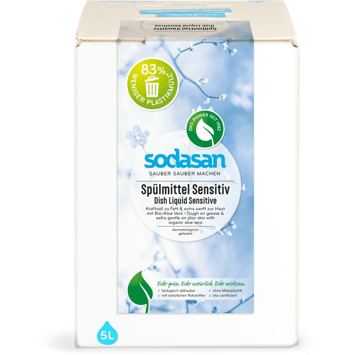 Sodasan SODASAN Spülmittel Sensitiv 5 Liter Geschirrspülmittel