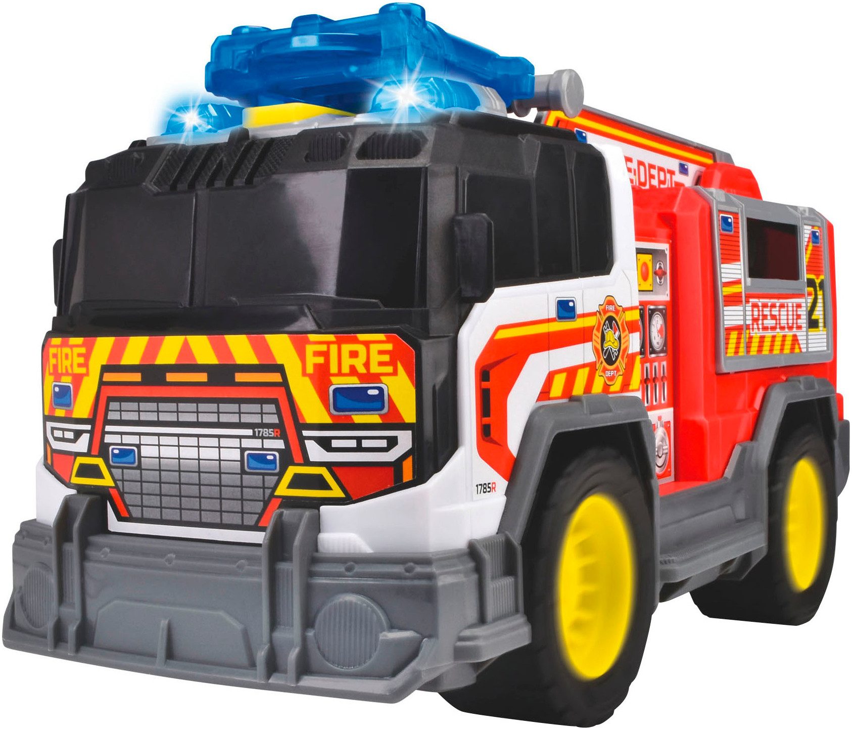 Dickie Toys Spielzeug-Feuerwehr Fire Rescue Unit, mit Licht und Sound günstig online kaufen