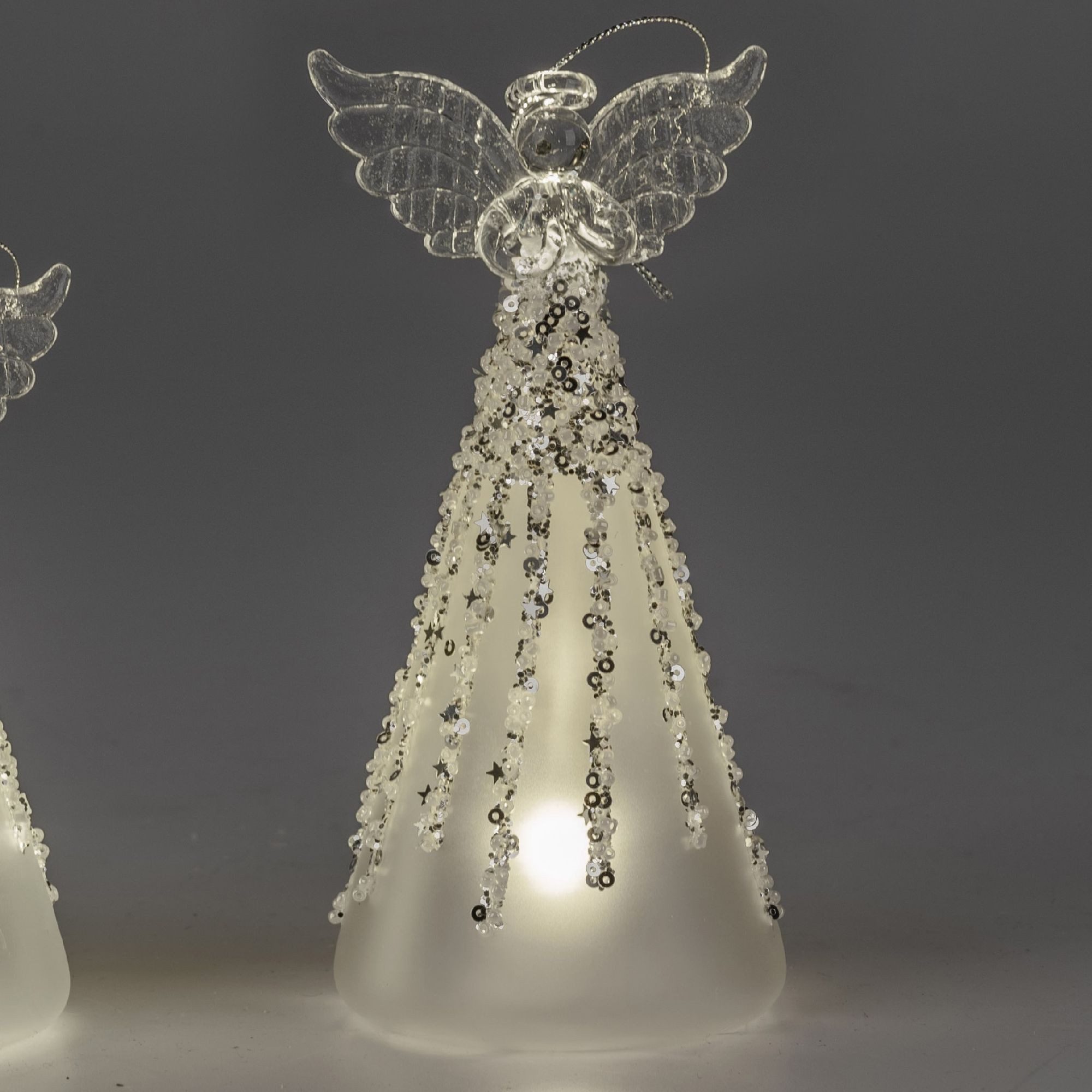 formano Dekofigur Peals, Farbe: Transparent, Motiv: Engel günstig online kaufen