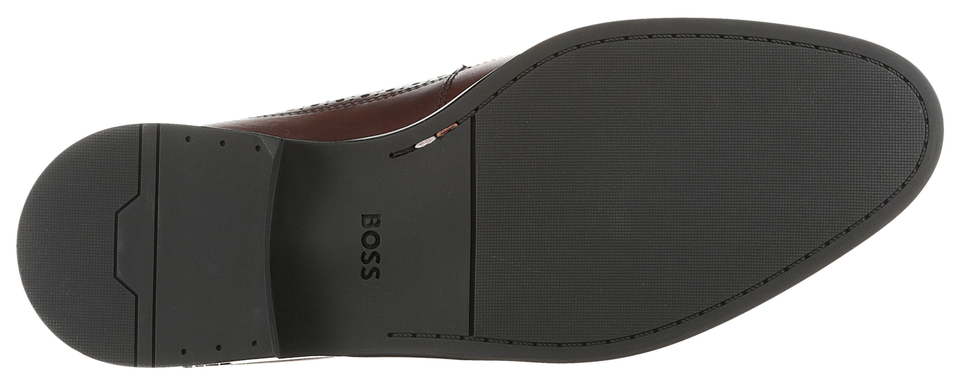 BOSS Tayil_Derb Budapester Businessschuh, Anzugschuh, Festtagsschuh mit Lyralochung
