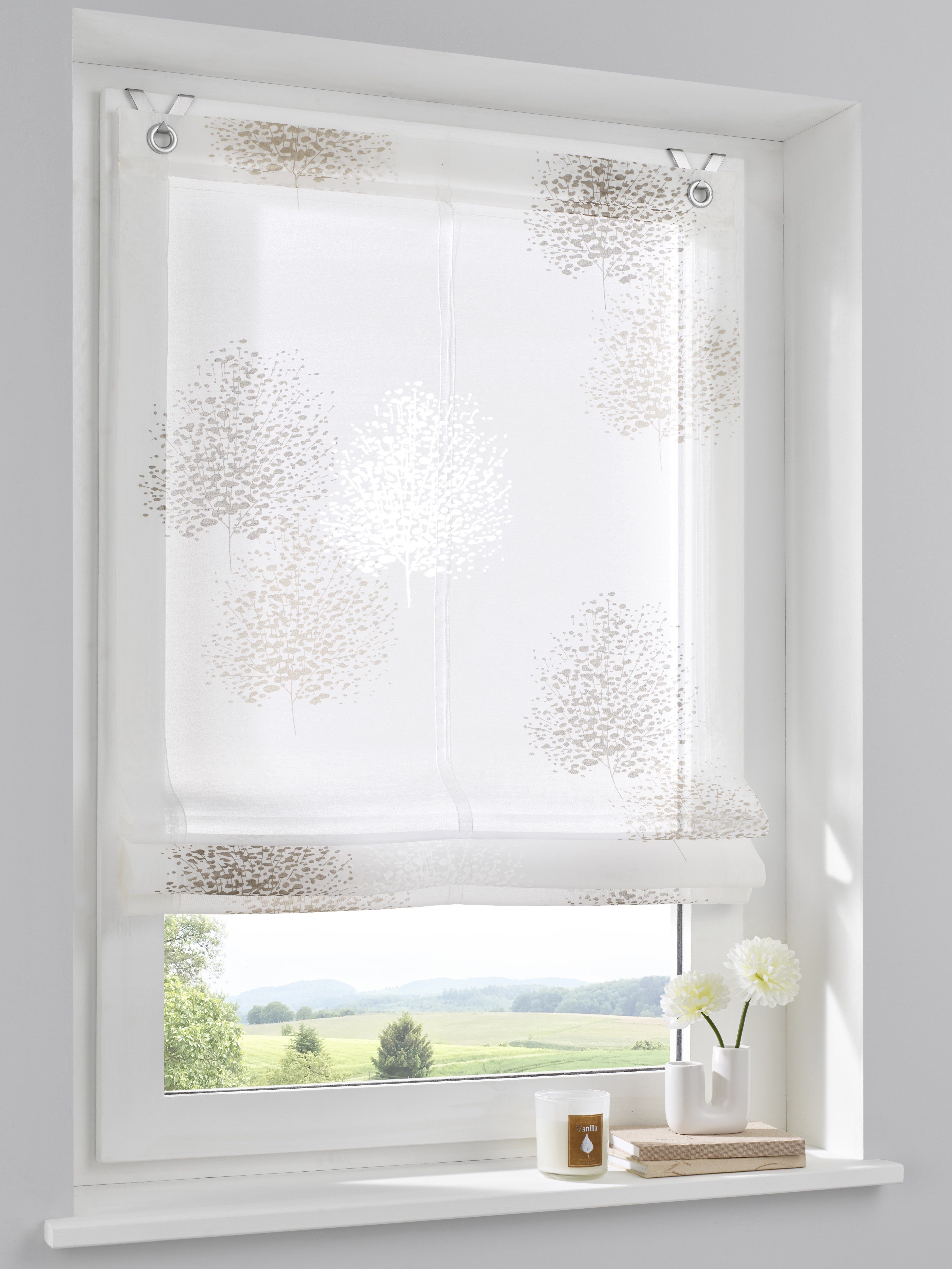 Kutti Raffrollo Belinda, mit Hakenaufhängung, ohne Bohren, freihängend, hal günstig online kaufen