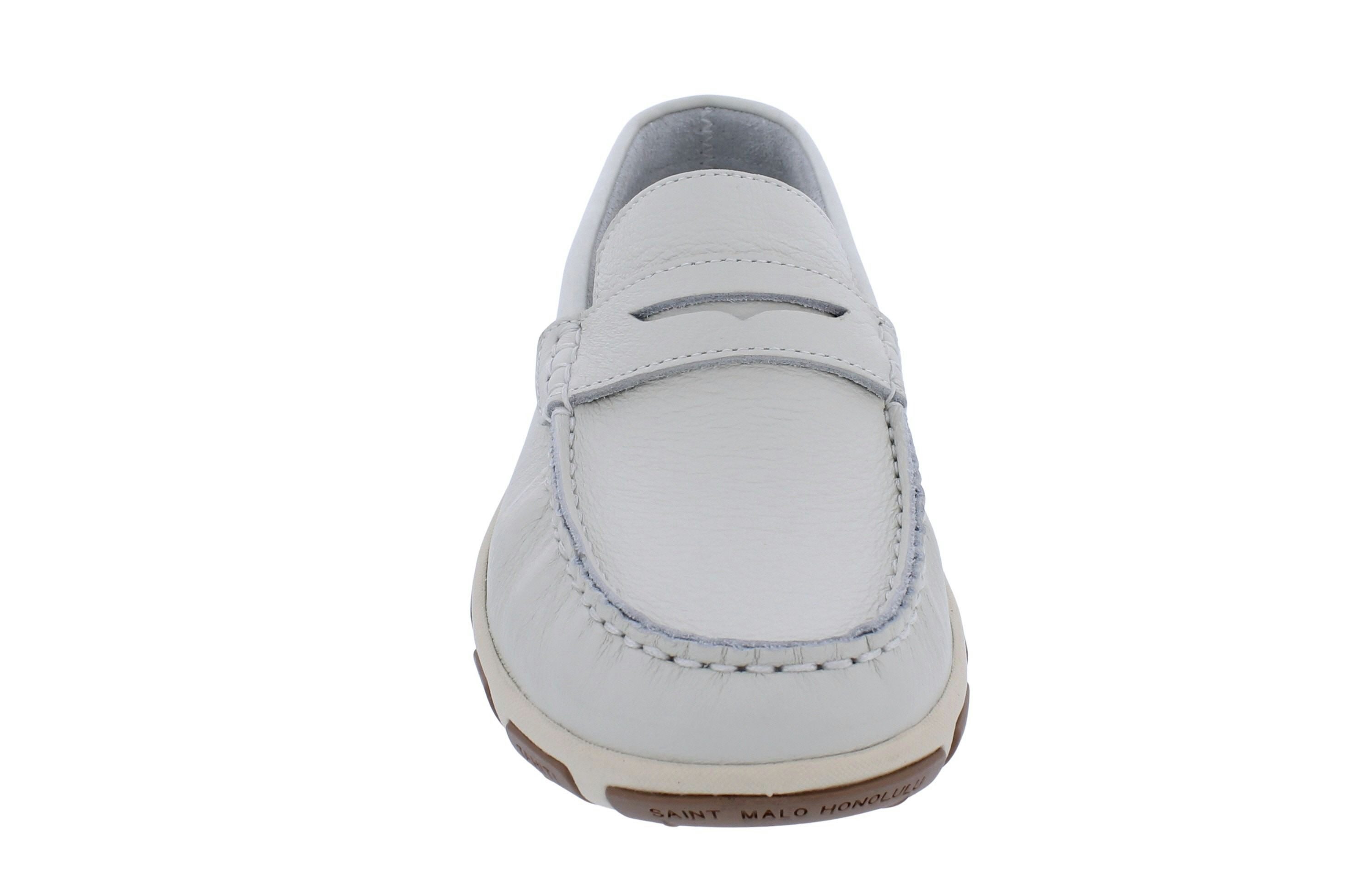 tbs TBS Bootsschuh Mokassin Jazabel F7M53, Glattleder, Light Beige, Fußbet Bootsschuh