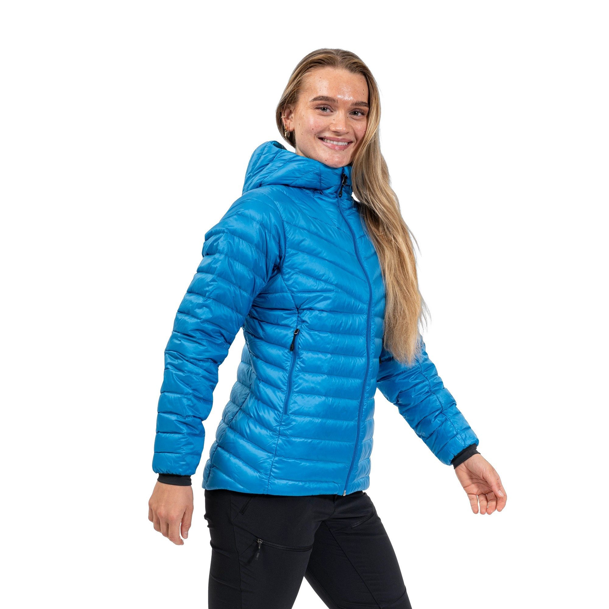 Bergans Winterjacke Winter-Daunenjacke Rabot Light Down mit Kapuze (leicht, warm)