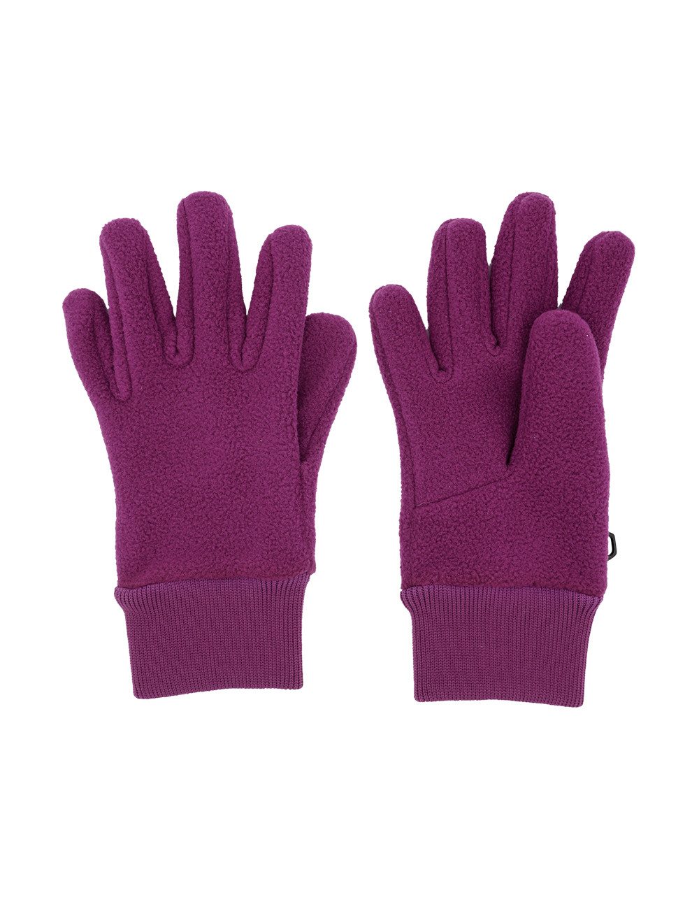 MAXIMO Fleecehandschuhe (1 Paar) Boucle-Optik, Strickbündchen, basic, weich, für alle Aktivitäten