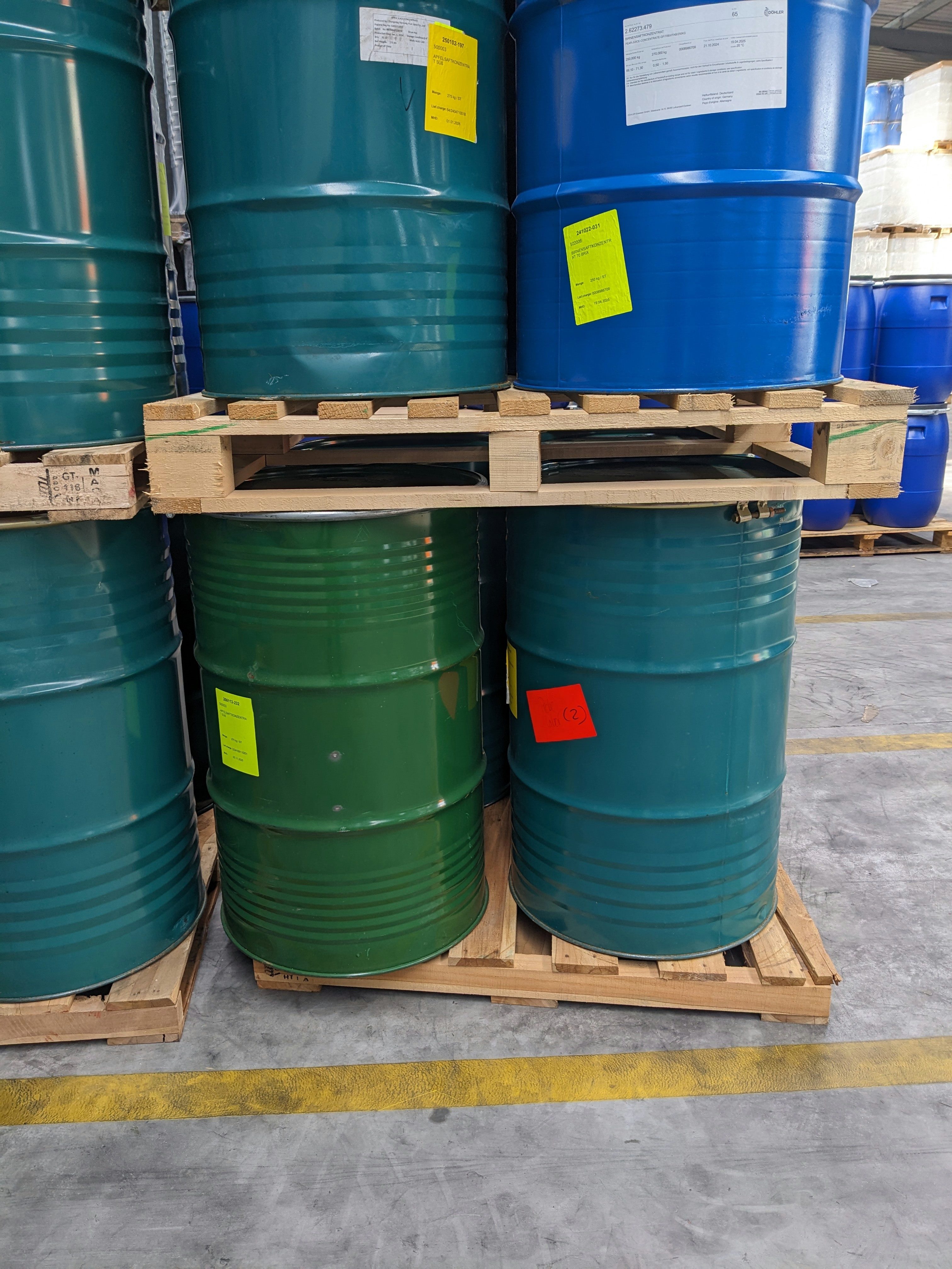Plasteo Stehtisch 200 Liter Metallfass Tonne mit Deckel Stahlfass Ölfass Feuertonne, Ghettofass, Stehtisch, Blechfass, Feuertonne, Futtertonne, Holztonne – Bild 5 von 5