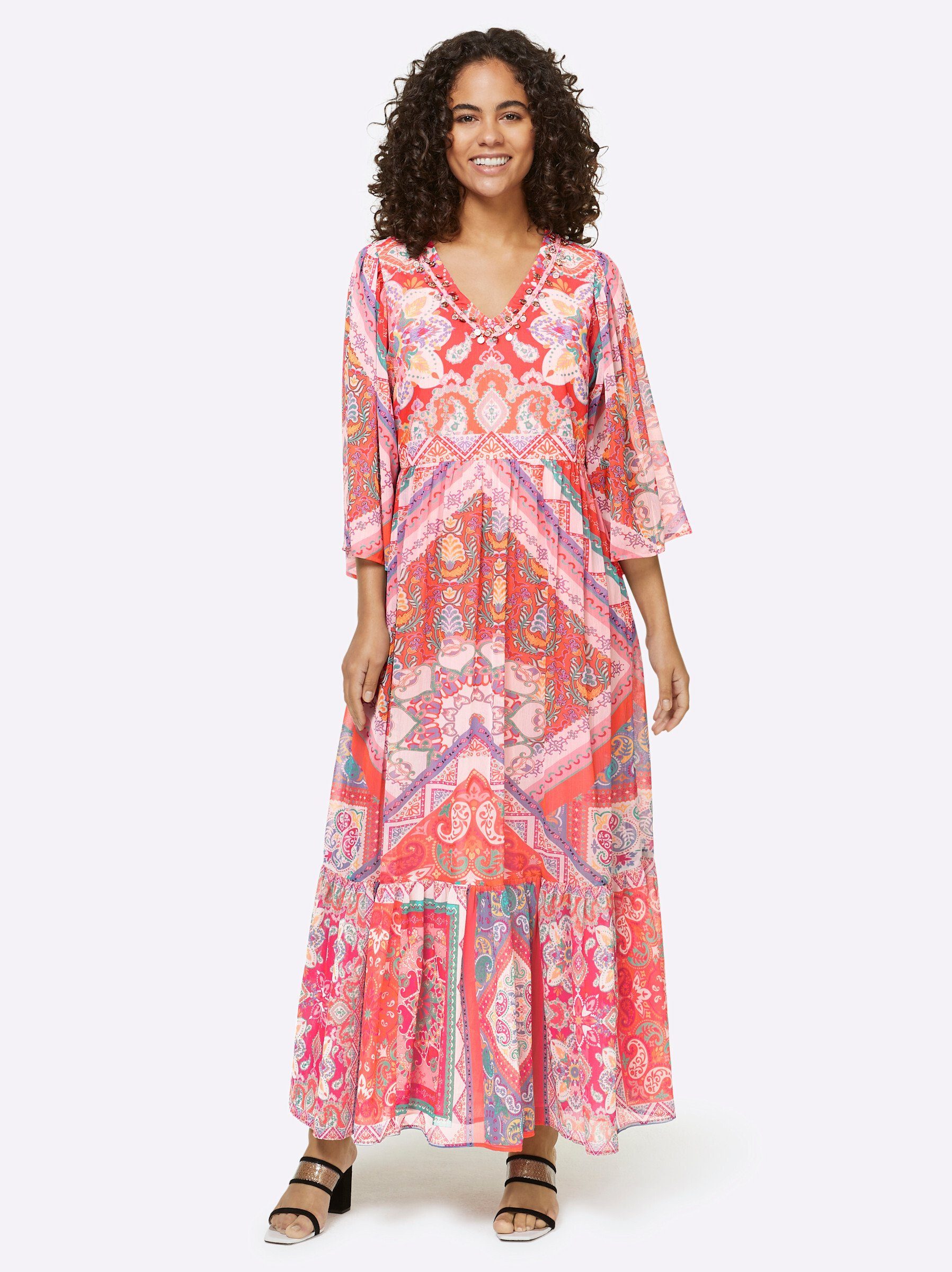 heine Etuikleid Druckkleid . günstig online kaufen