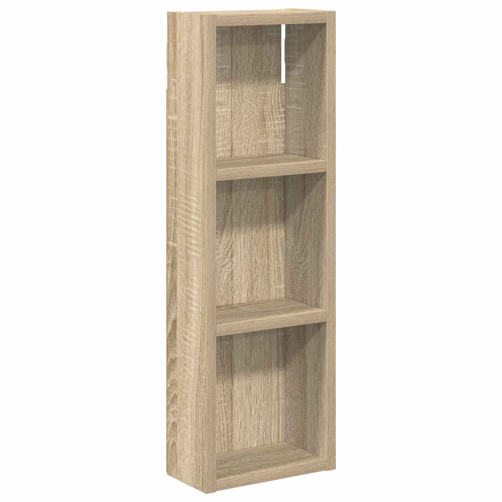 vidaXL Badezimmerspiegelschrank Badezimmer-Wandschrank mit Regal Sonoma-Eiche 20 x 10 x 60,5 cm (1-St)