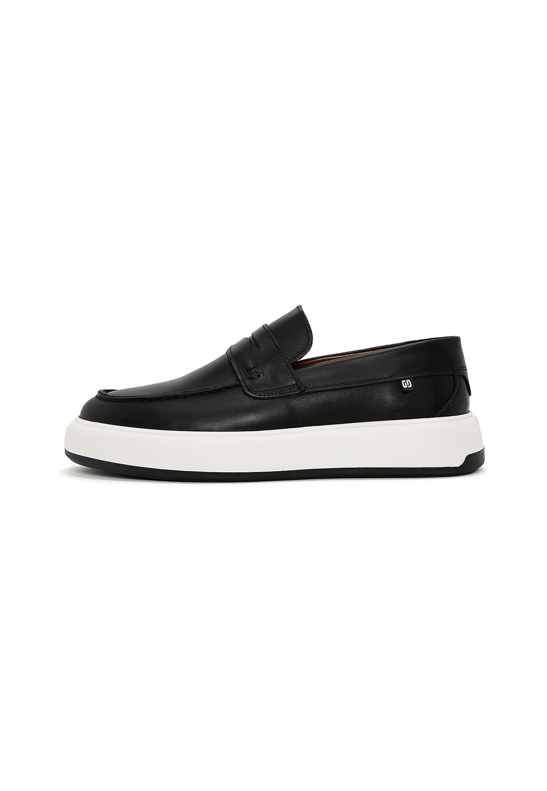 Derimod Lässige Loafer aus Leder Loafer Echtes Leder, Lederfutter, EVA-Sohle, Slip-on-Stil, Zeitgemäßes Design