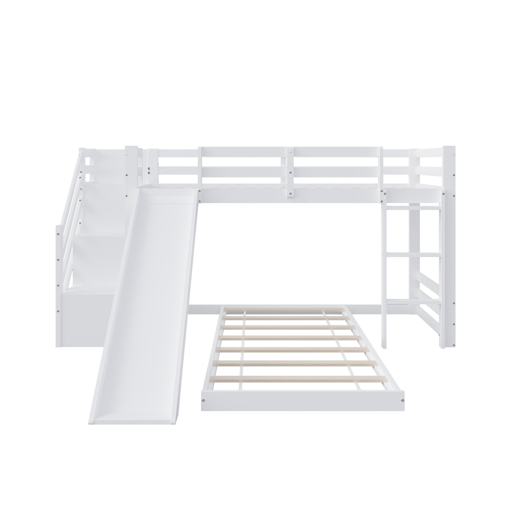 Furnishings Home Hochbett Stauraumbett Kinderbett Holzbett günstig online kaufen