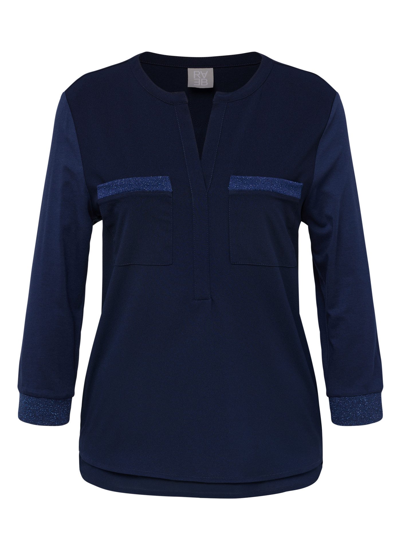 Rabe Klassische Bluse Blue Balance