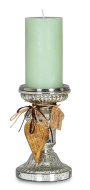 Levandeo® Kerzenständer, 2er Set Kerzenständer H21cm H17cm Kerzenhalter Tischdeko