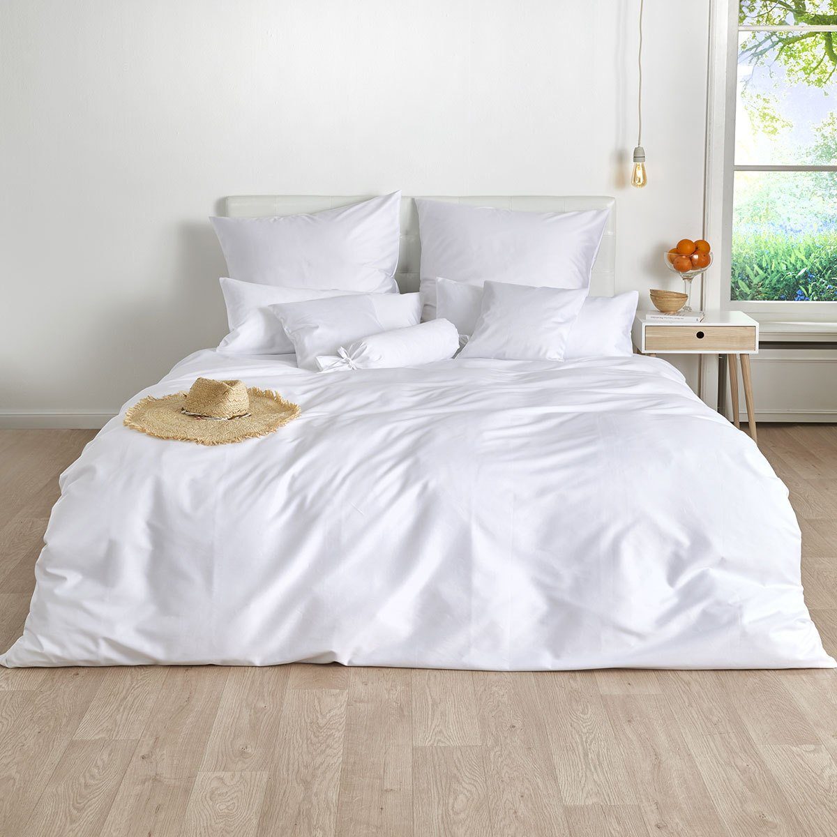 TRAUMSCHLAF Bettwäsche Uni, Mako Satin, 2 günstig online kaufen