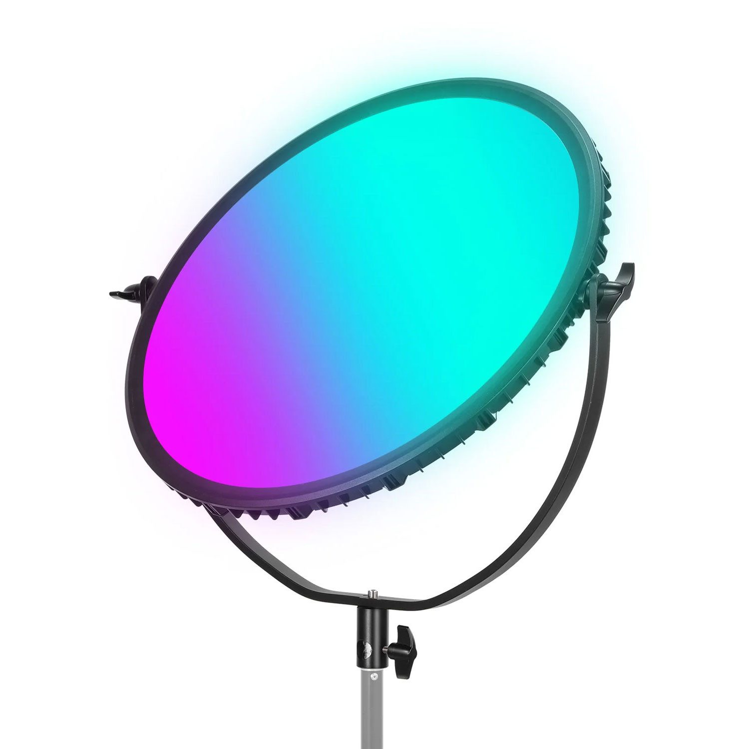 Neewer Videoleuchte Neewer Videoleuchte GR18C Rundes LED Panel RGB 18 Zoll, Rundes LED-Panel mit 65W Leistung 18 Zoll