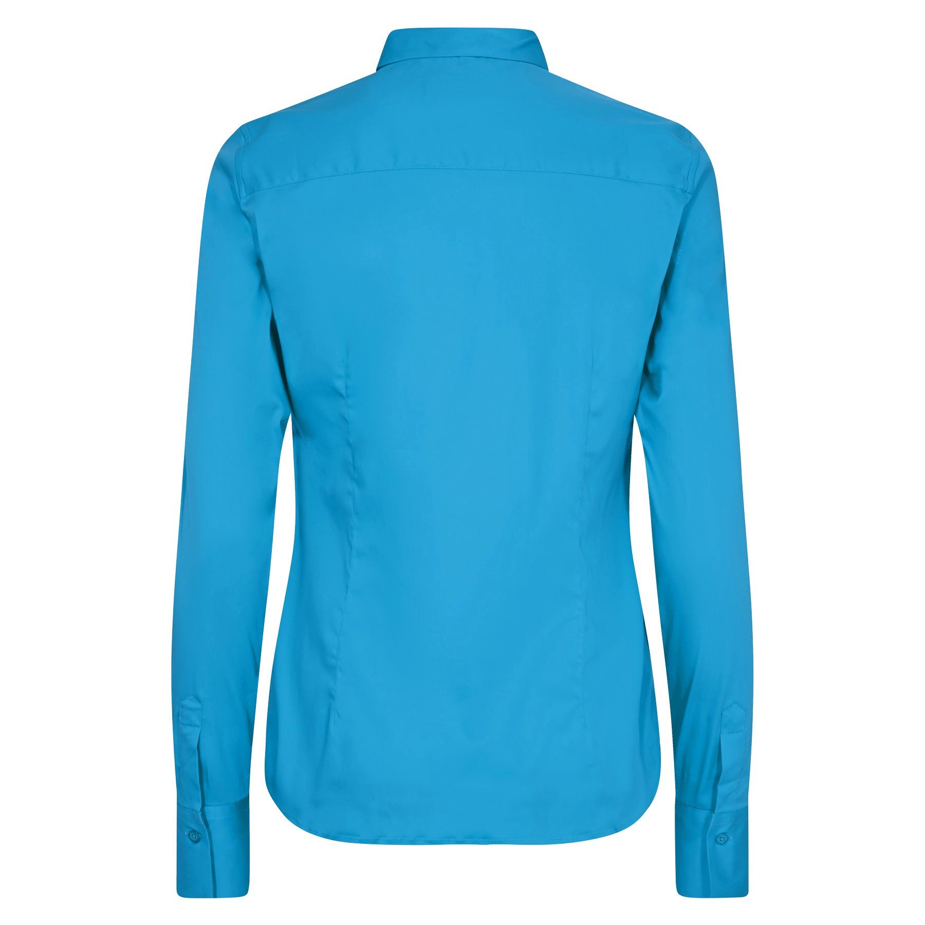 Mos Mosh Langarmbluse MOS MOSH Bluse TILDA mit Baumwolle - Blue Aster