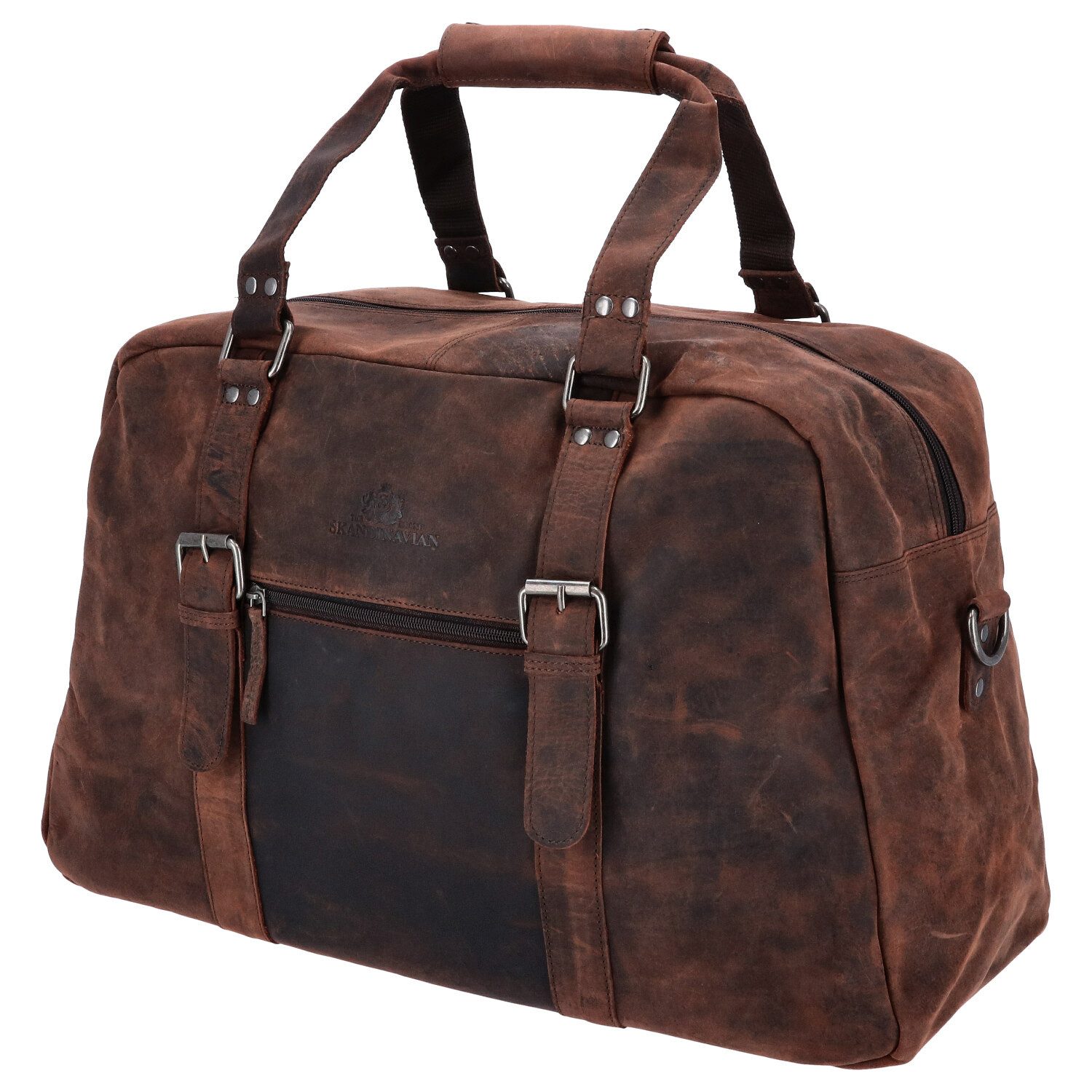 The Skandinavian Brand Umhängetasche The Skandinavian Brand Leder Reisetasc günstig online kaufen