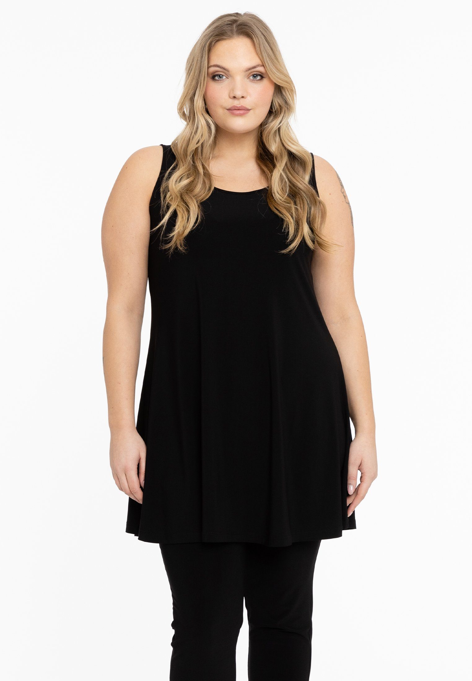 YOEK Shirttop Damen Longtops Große Größen