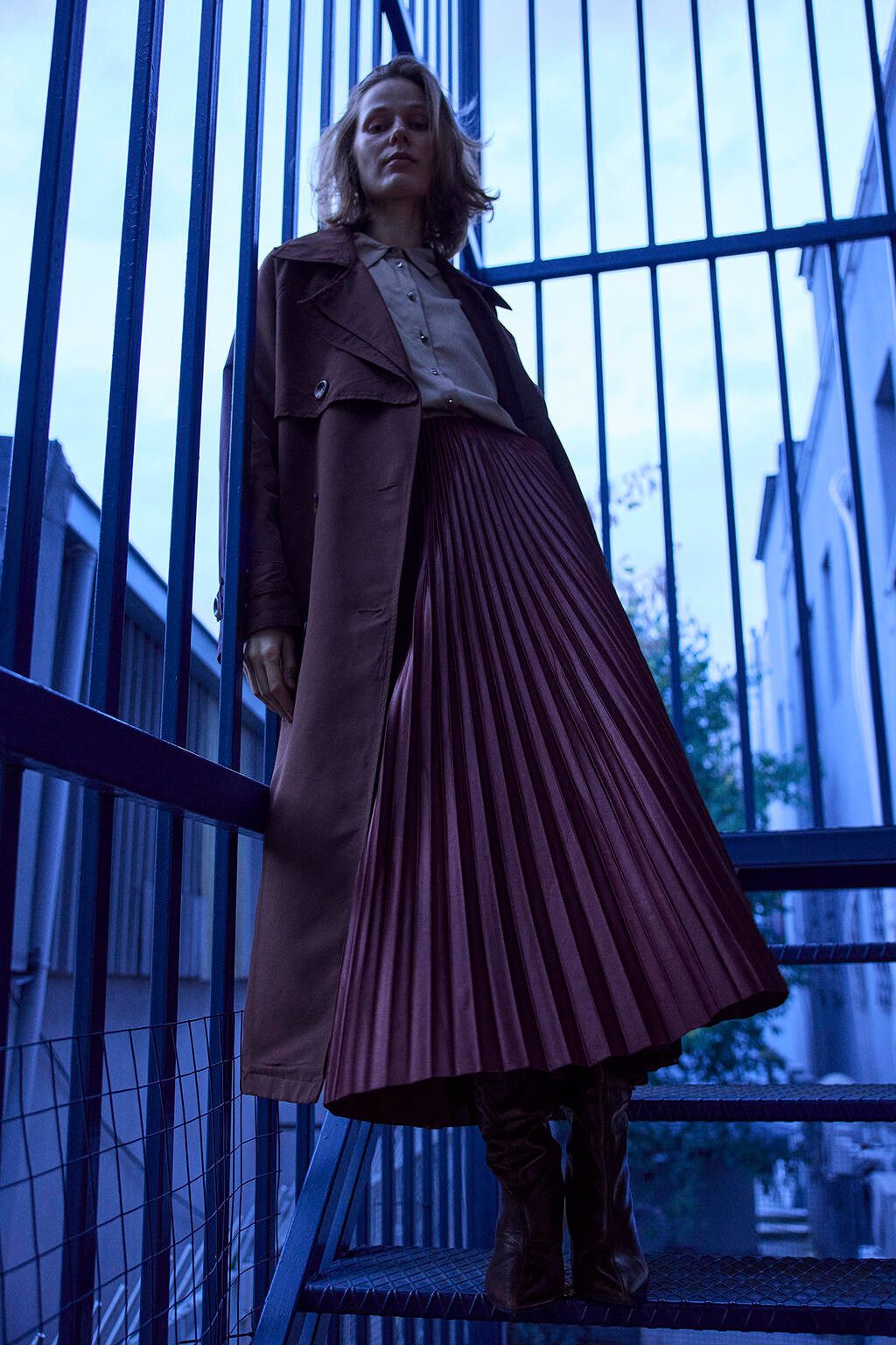 touche prive Zipfelrock Elastisch Taille Maxi Faltenrock Damen, Elegant Pli günstig online kaufen