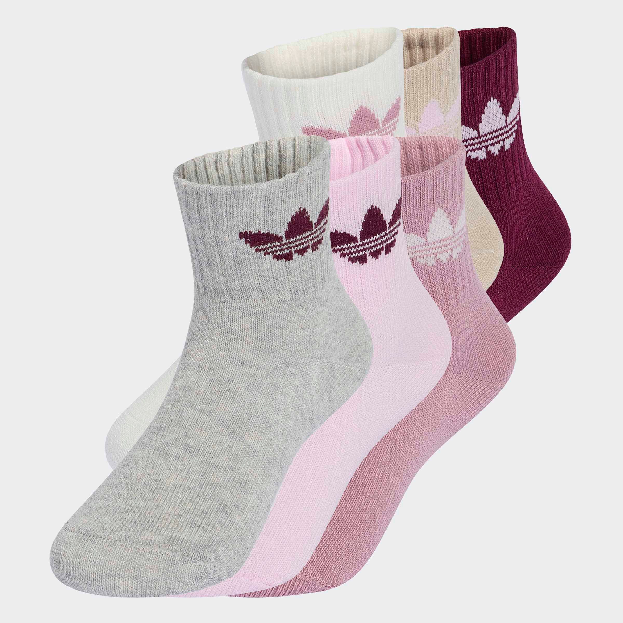 adidas Originals Sportsocken KIDS SOCK 6PP (6-Paar) für Laufen und Alltag, sportlicher Stil, 6er-Pack
