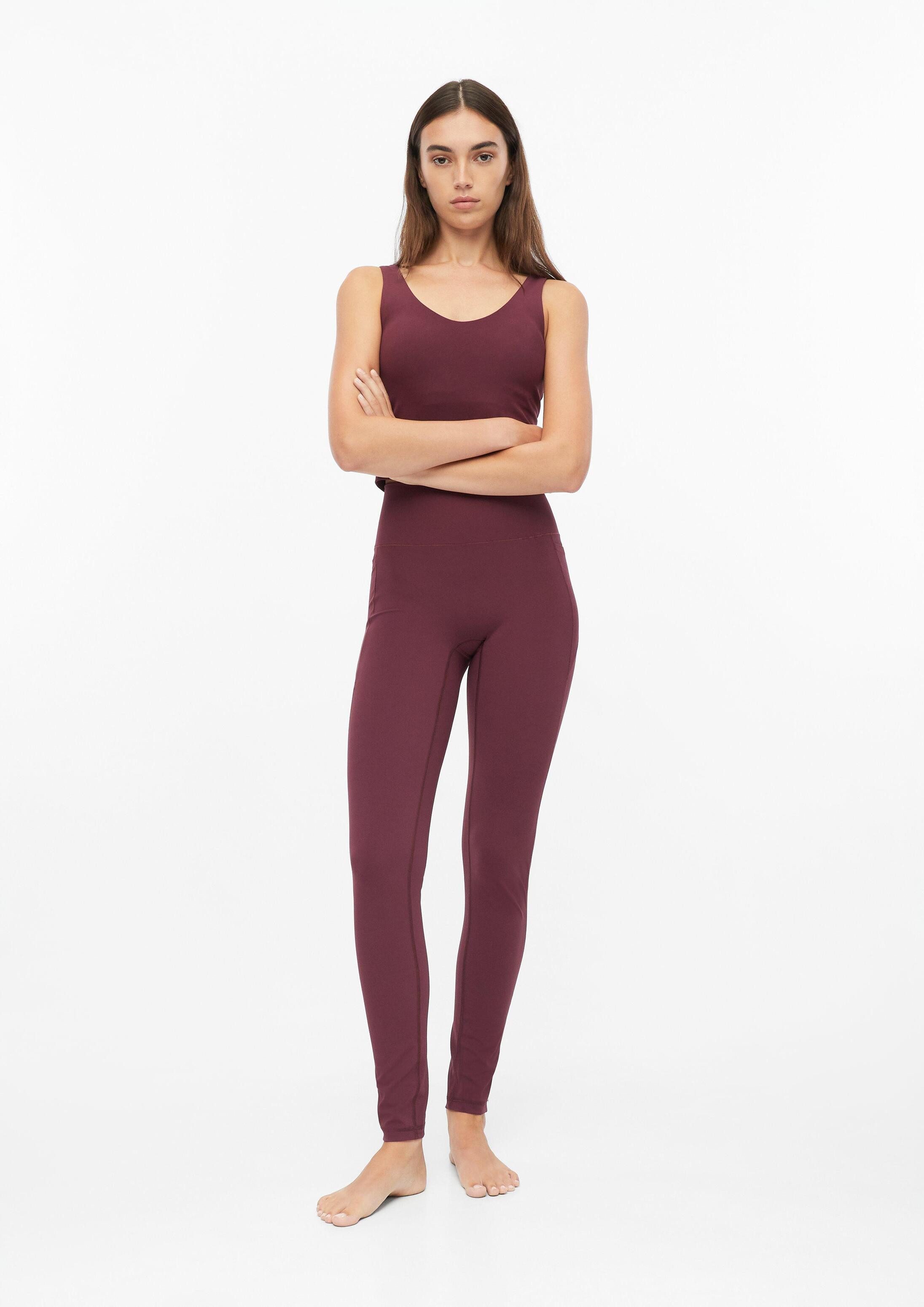 s.Oliver Leggings Leggings Elastische Sport-Leggings mit Taschen