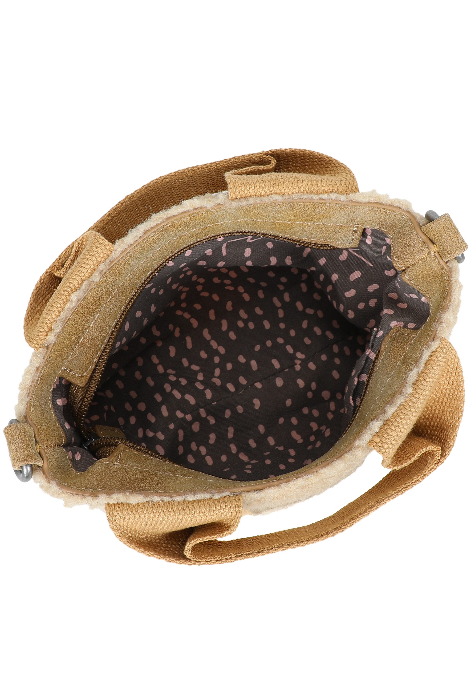 Fritzi aus Preußen Schultertasche Fritzi Bini Limited Teddy, mit breitem Webbing-Schulterriemen