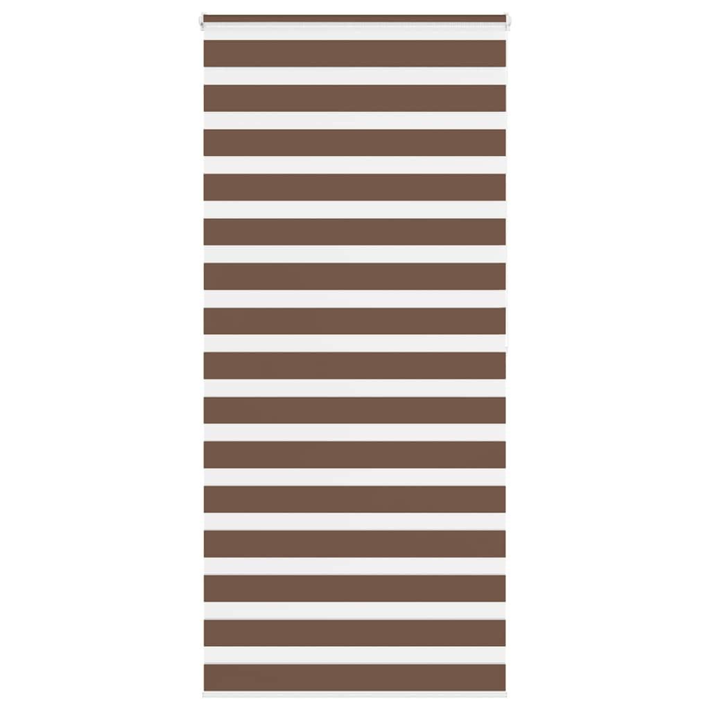 Rollo Doppelrollo Braun 100x200 cm Stoffbreite 95,9 cm Polyester, vidaXL