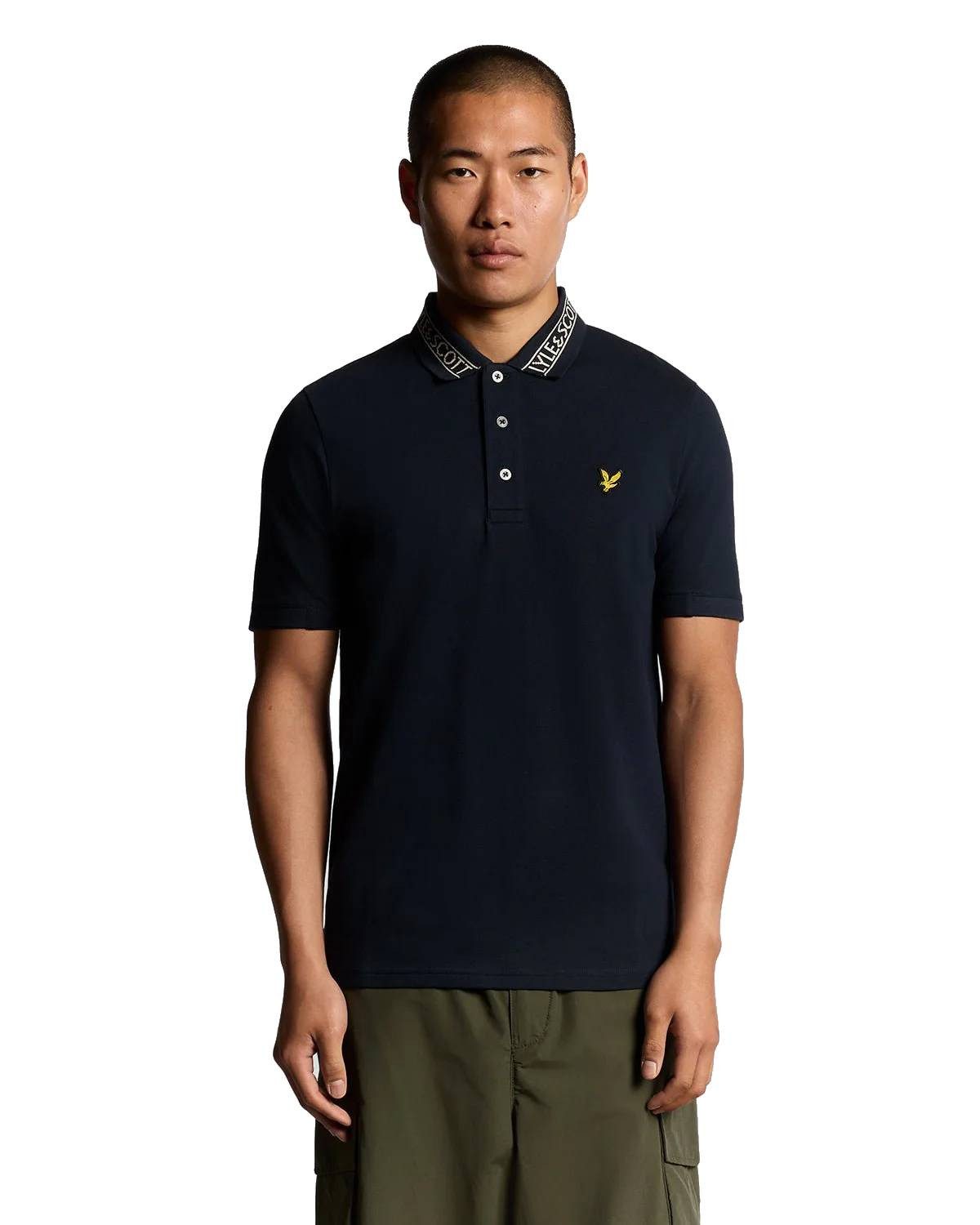 Poloshirt Poloshirt Lyle&Scott Logo Ribbed