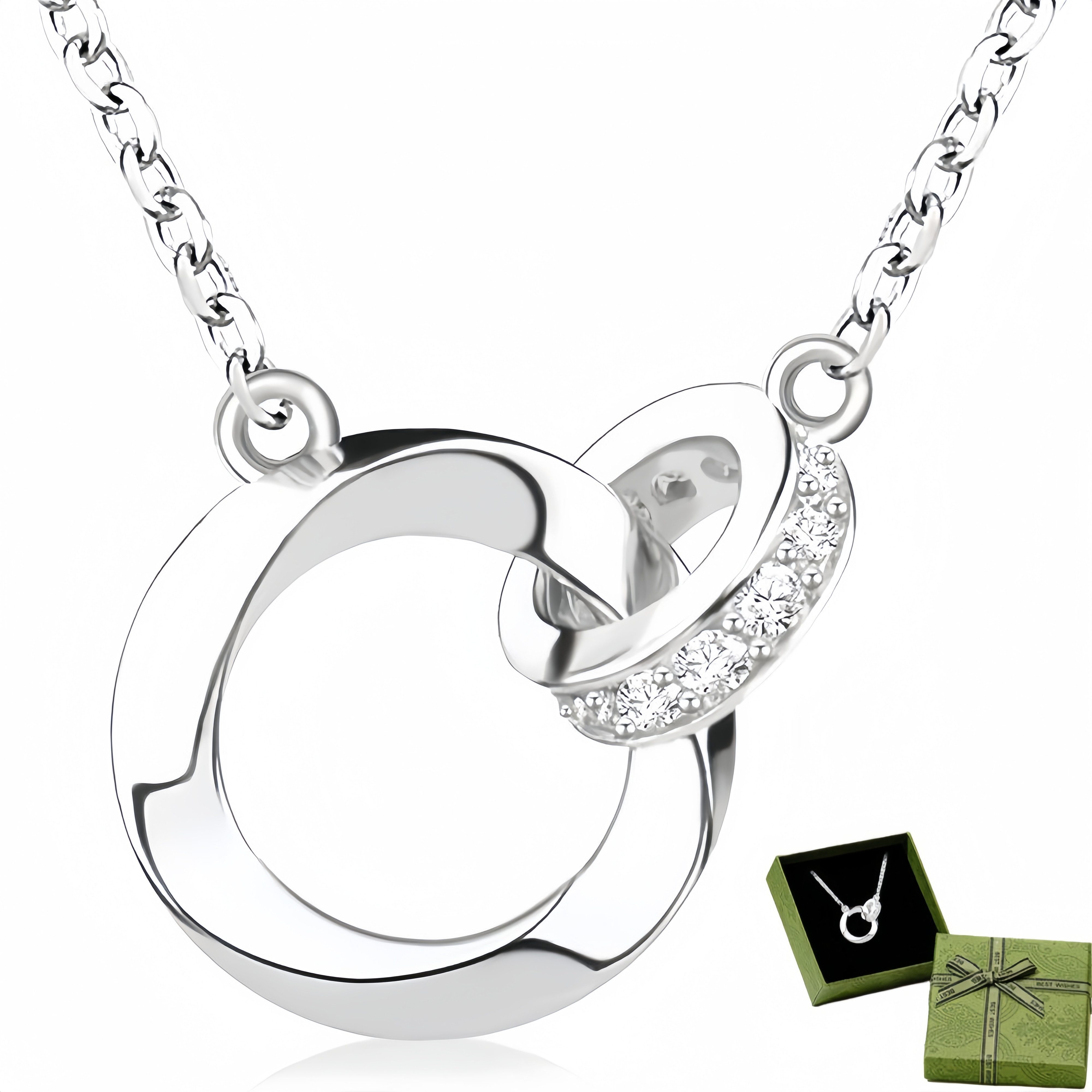 YMQHBS Charm-Kette Runder Anhänger Halskette günstig online kaufen