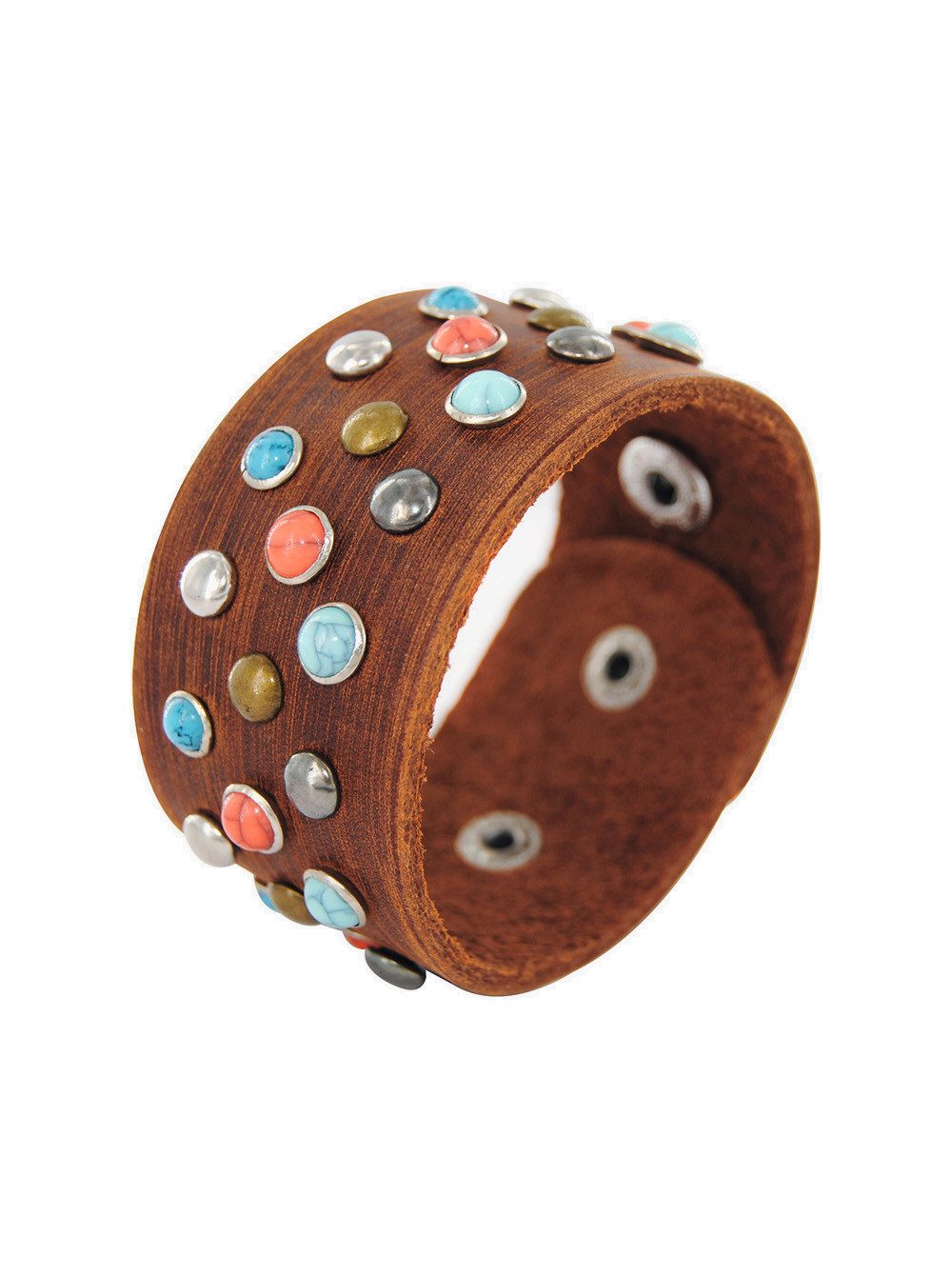 Lederarmband Damenarmband Leder Armband Breit