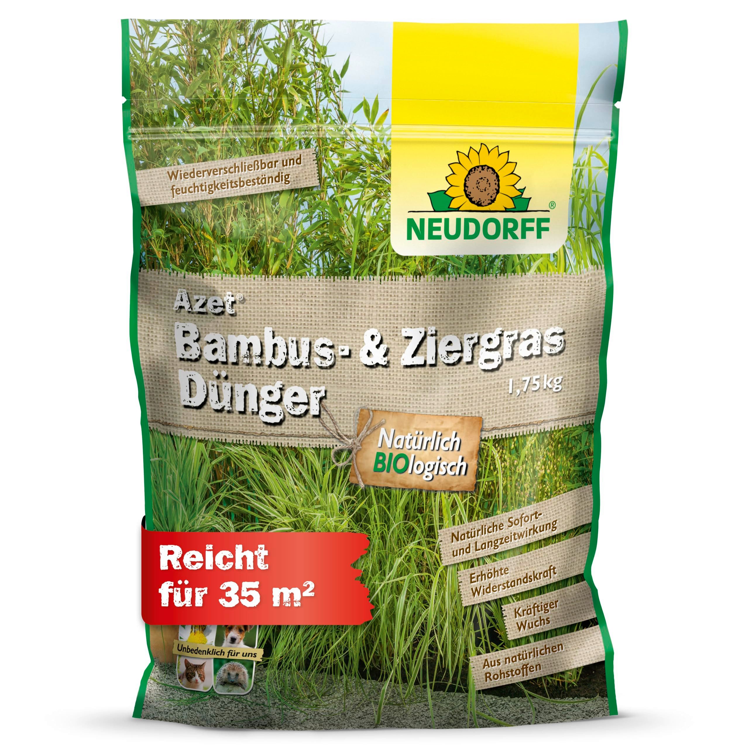 Rasendünger Bio - Azet Bambus- & ZiergrasDünger 1,75 kg für 35m²