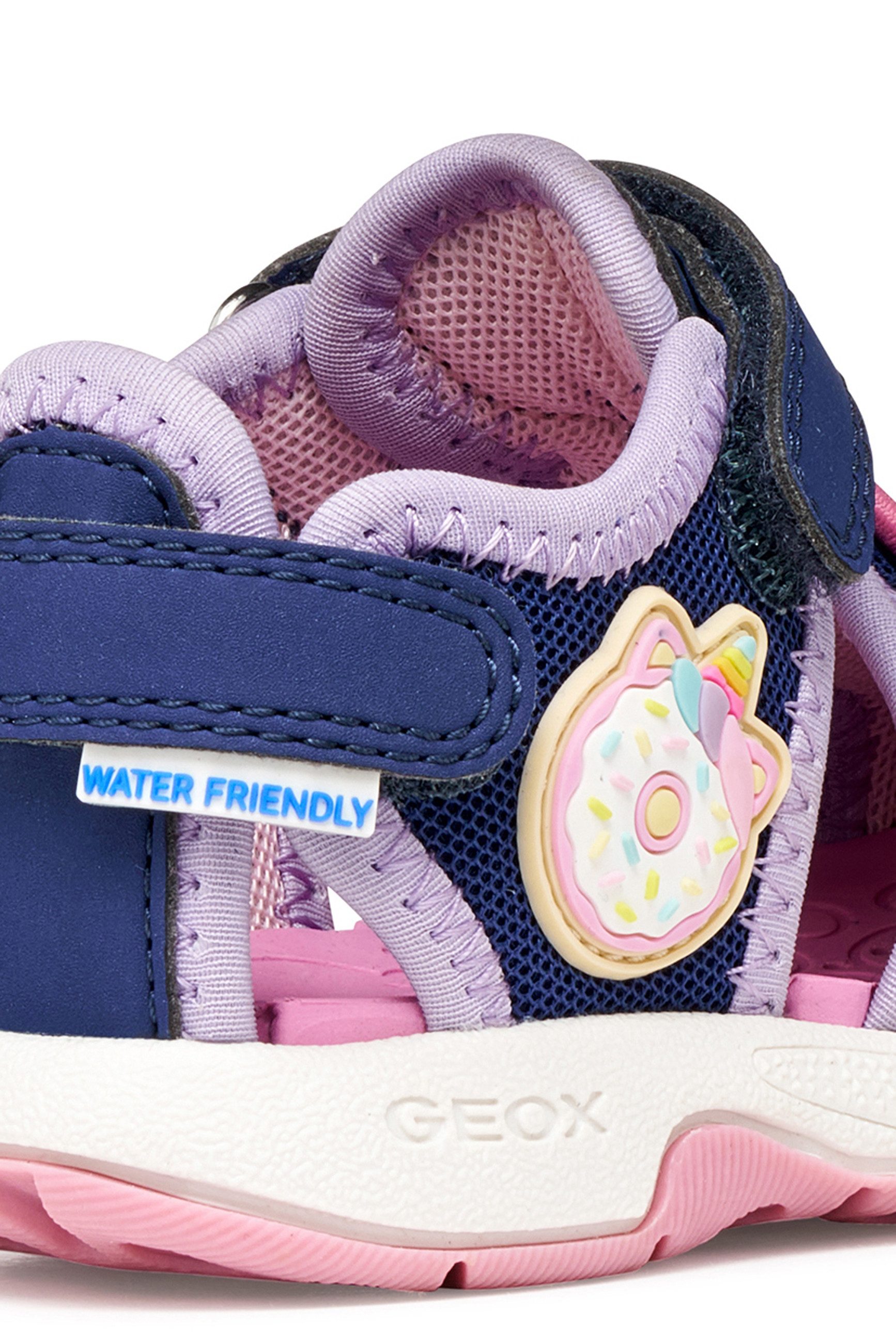 Geox B SANDAL MULTY GIRL Lauflernschuh Babyschuh, Sommerschuh, Klettschuh, Größenschablone zum Download