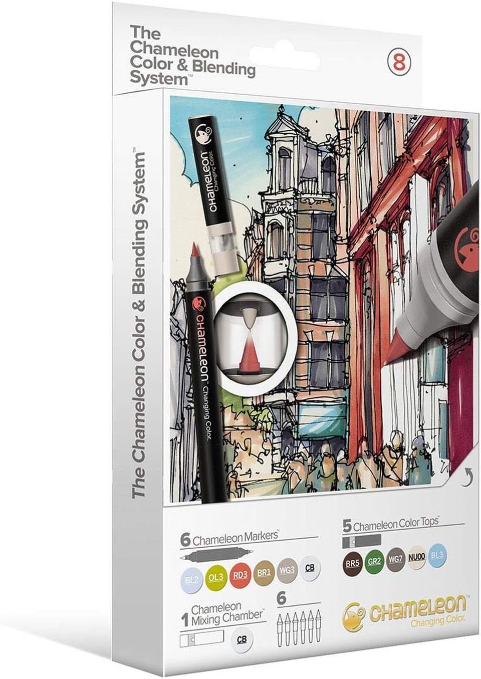 Chameleon Art Products Marker Chameleon Color & Blending System Set Nr. 8