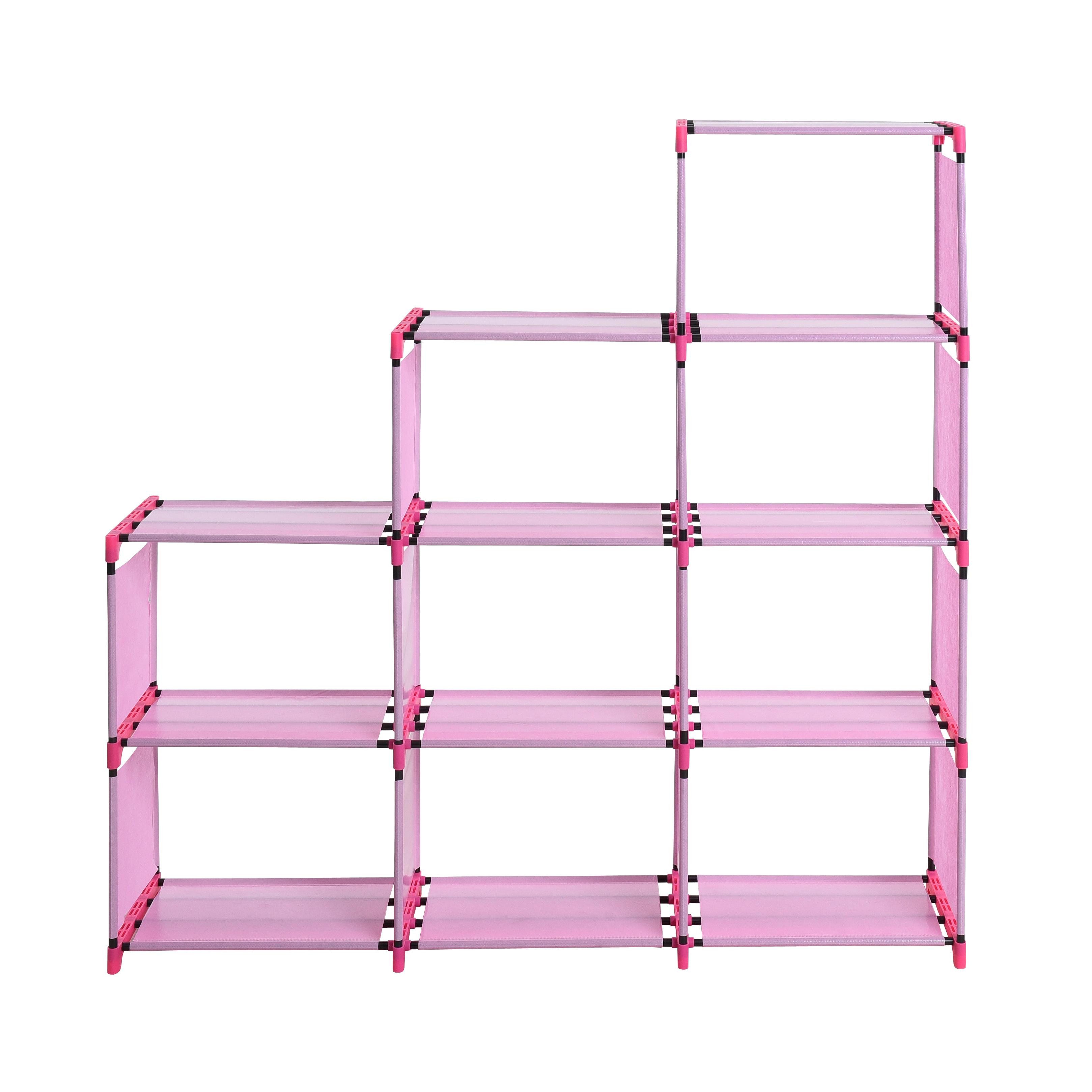 ESTEXO Regal Bücherregal Standregal Stufenregal Treppenregal Wandregal 9 Fächer P
