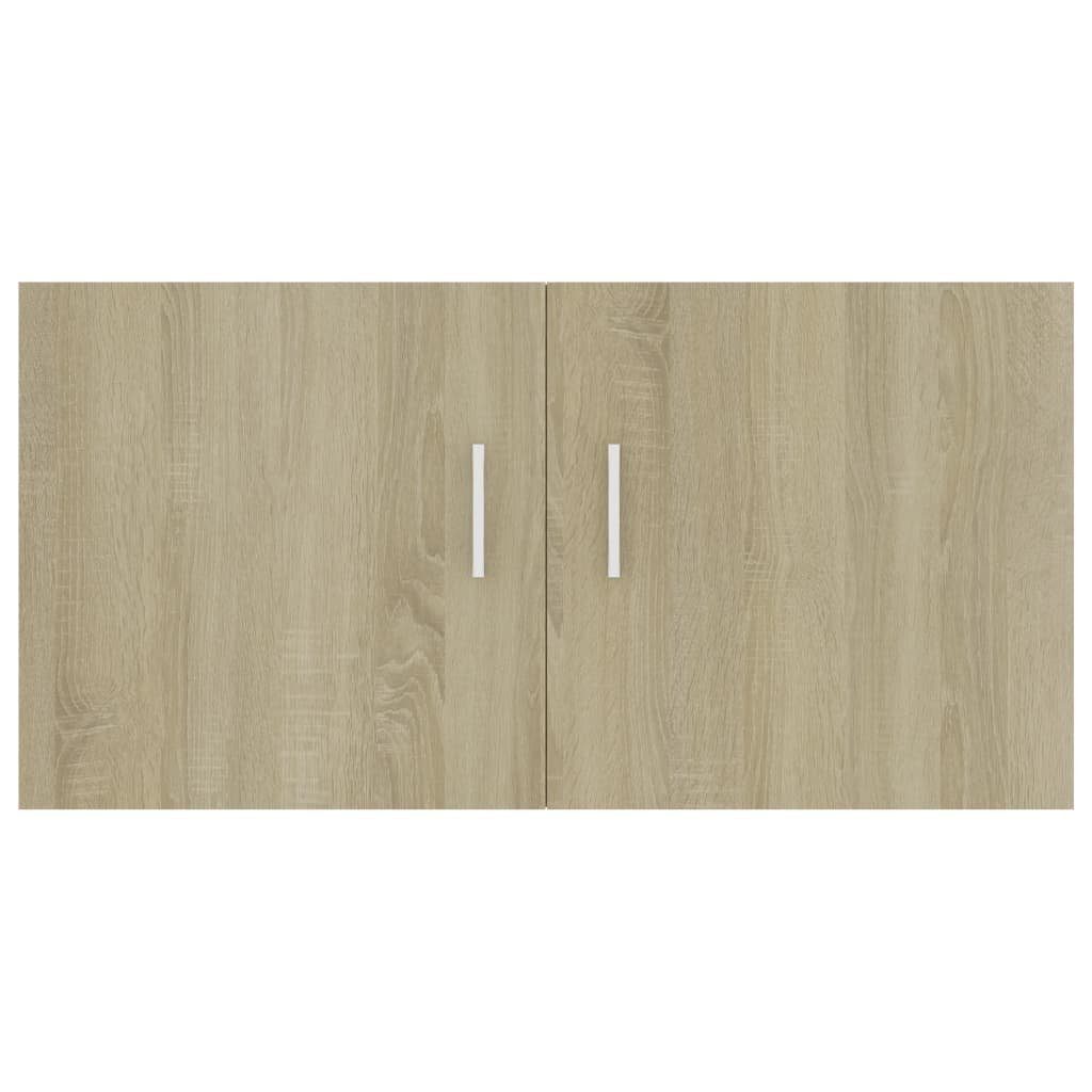 furnicato Holzwerkstoff Wandregal Wandschrank 80x39x40 cm Sonoma-Eiche