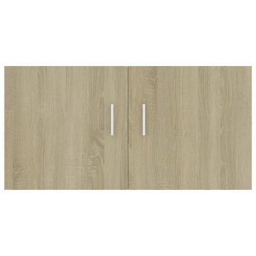 furnicato Wandregal Wandschrank Sonoma-Eiche 80x39x40 cm Holzwerkstoff