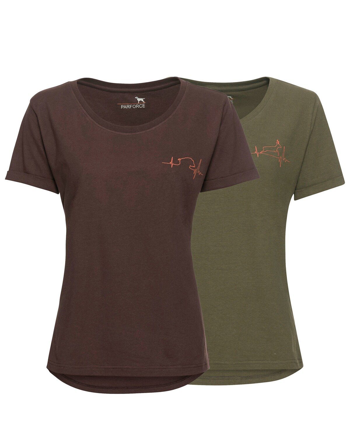 Parforce T-Shirt Damen 2er-Set T-Shirts Heartbeat