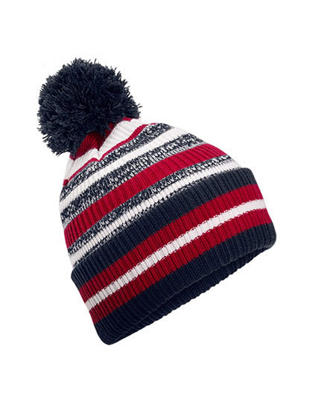 Goodman Design Strickmütze Bommelmütze Winter Beanie aus Recycelten Polyest günstig online kaufen