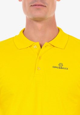 Cipo & Baxx Poloshirt mit kleiner Markenstickerei