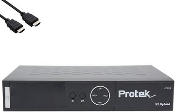 Protek X2 Twin SAT 4K - UHD HDR 2X DVB-S2 Twin Tuner, OpenATV E2 Linux Receiv SAT-Receiver