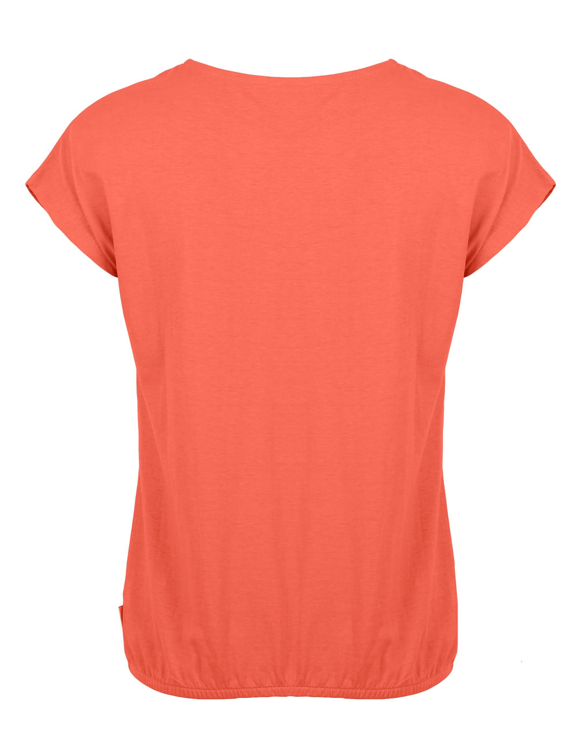 Damen Shirts ROADSIGN australia T-Shirt Enjoy (1-tlg) mit Rundhalsausschnitt & Logo-Print, 100 % Baumwolle
